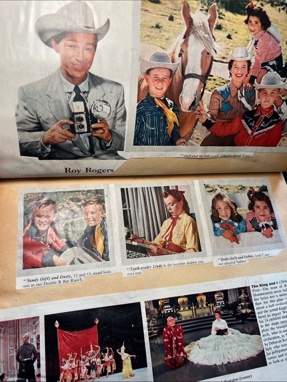VTG 1950s Ephemera Hollywood Movie Star Scrapbook Doris Day Marlon Brando & More